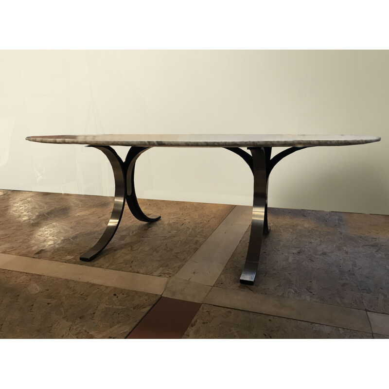 Table vintage en marbre par Osvaldo Borsani pour Tecno