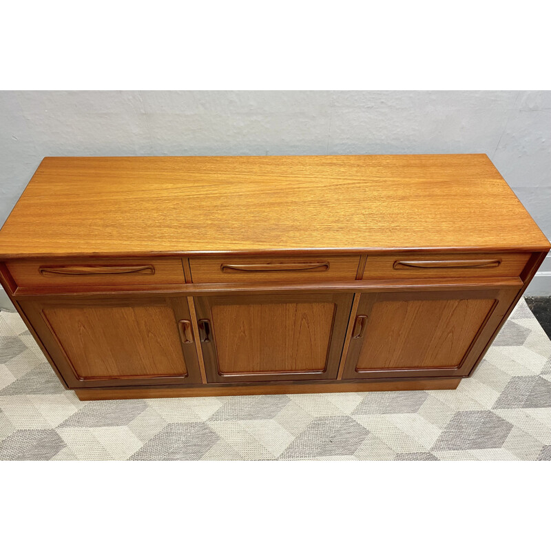 Vintage teak highboard with drawers by G Plan