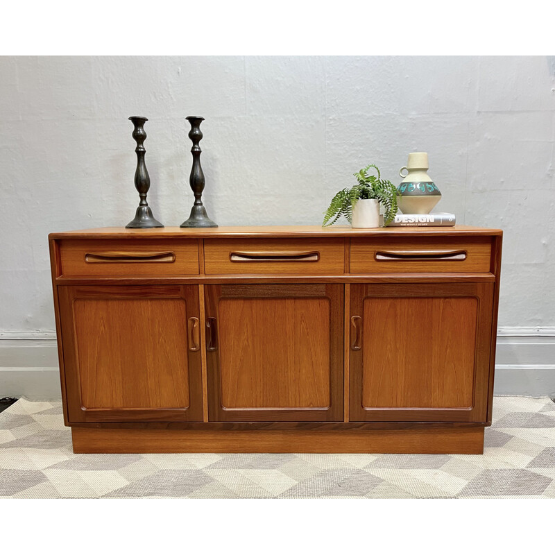 Vintage teak highboard with drawers by G Plan