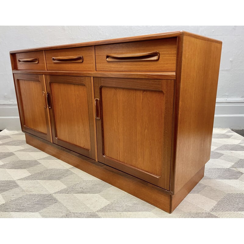 Vintage teak highboard with drawers by G Plan