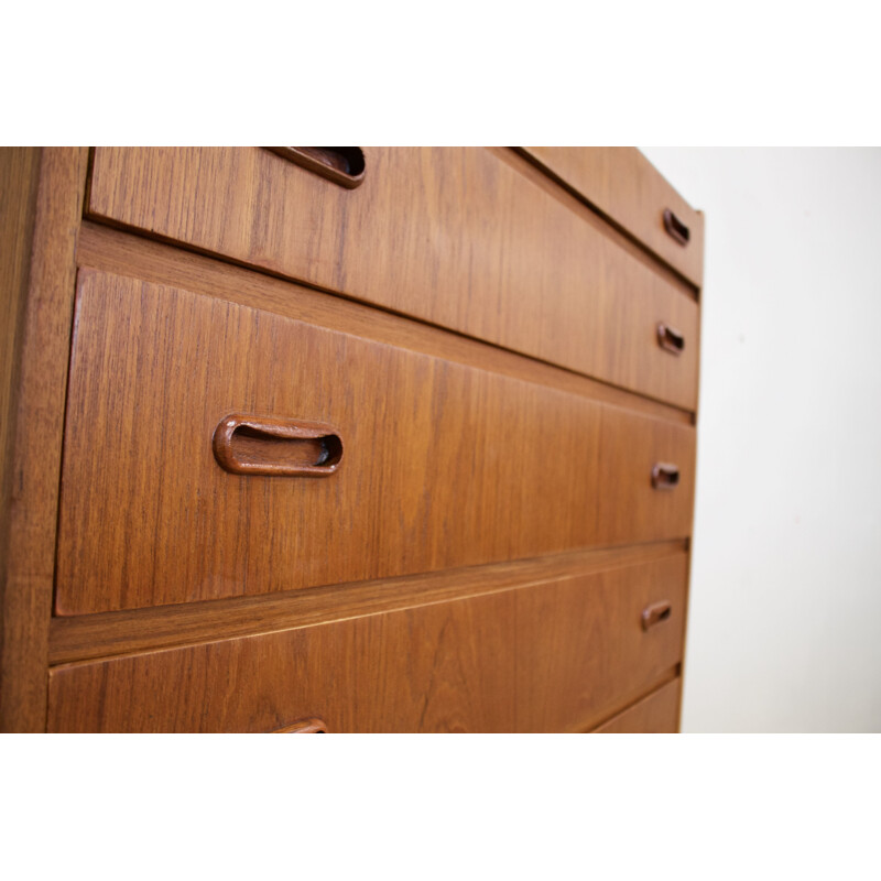 Mid Century Danish Teak Dresser, 1960s