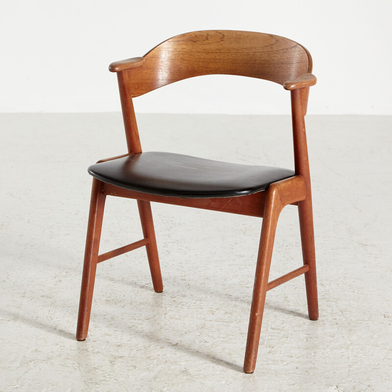 Cadeira de teca Vintage por Kai Kristiansen para Korup, 1960
