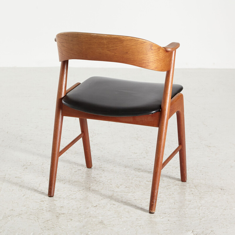 Cadeira de teca Vintage por Kai Kristiansen para Korup, 1960