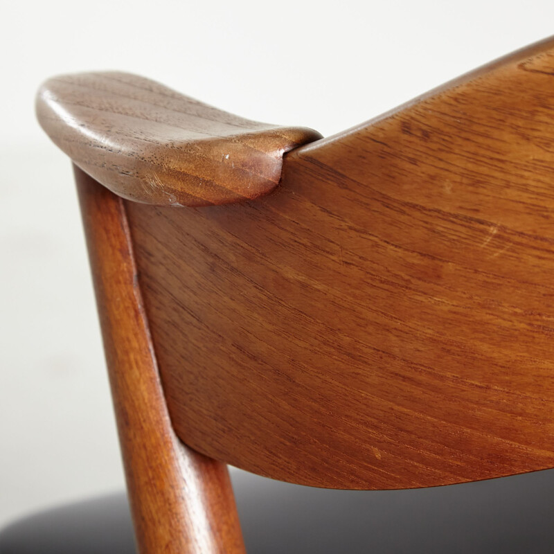 Chaise vintage en teck de Kai Kristiansen pour Korup, 1960