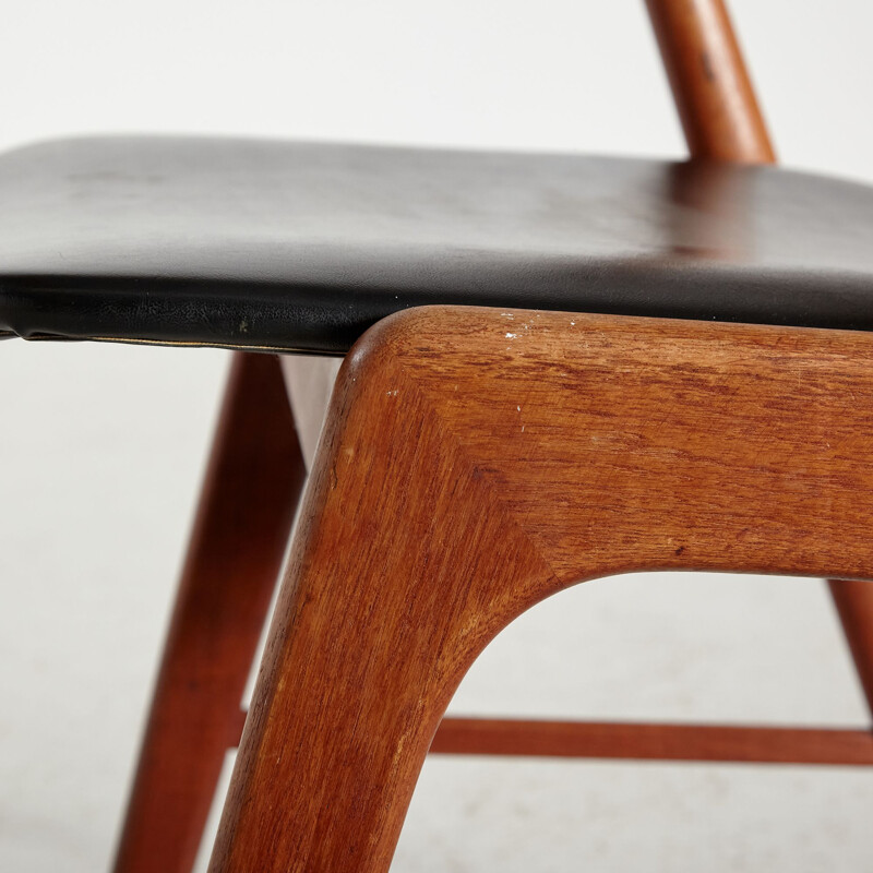 Chaise vintage en teck de Kai Kristiansen pour Korup, 1960