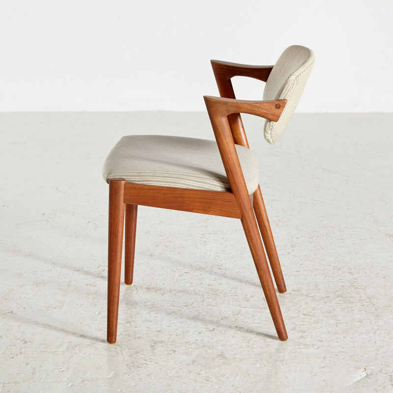 Set of 6 vintage teak dining chairs by Kai Kristiansen for Schou Andersen, 1960s