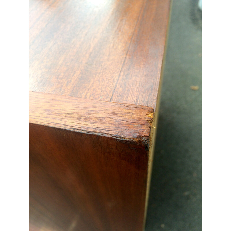 Mid century chest of drawers in teak veneer - 1950s