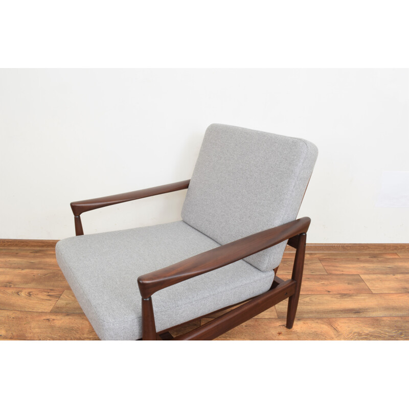 Mid-century teak kolding armchair by Erik Wørts for Ikea, 1960s