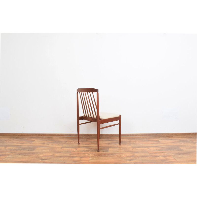 Set of 4 mid-century Danish teak dining chairs, 1960s