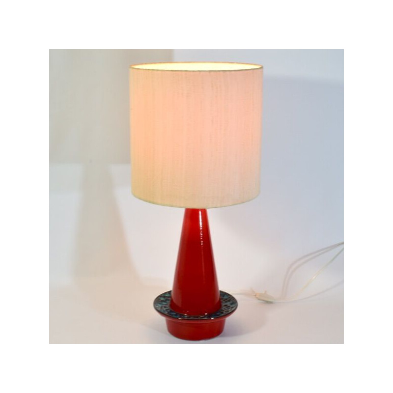 Lampe vintage en céramique émaillée par Dumler et Breiden, Allemagne 1960