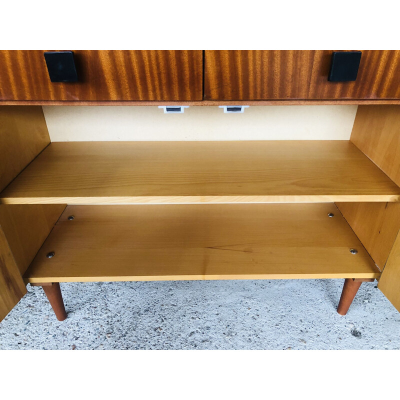 Vintage Scandinavian Secretaire aus Holz, 1960