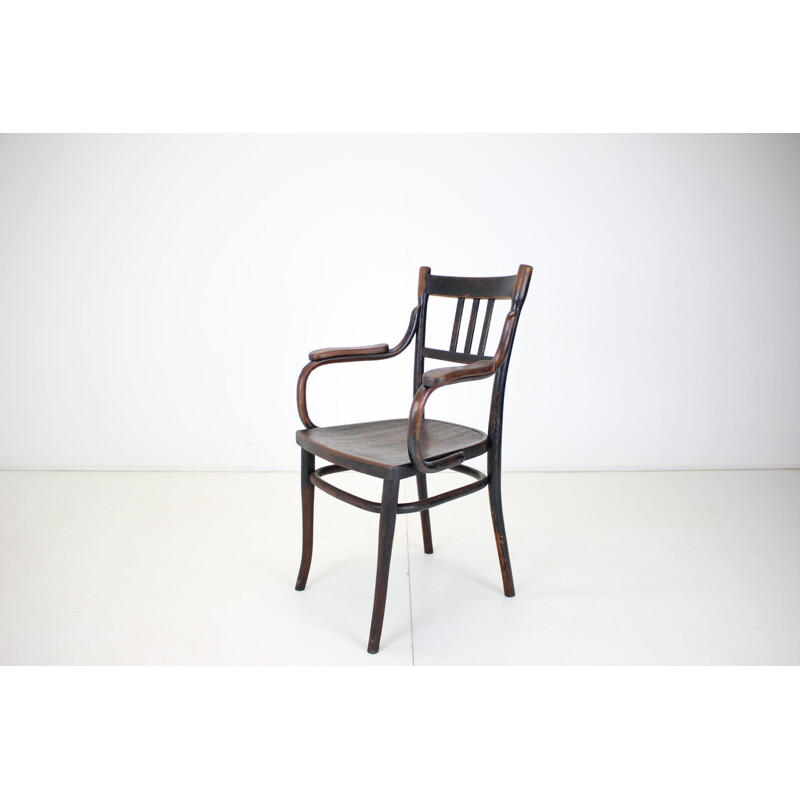 Vintage wood armchair Thonet, 1920s