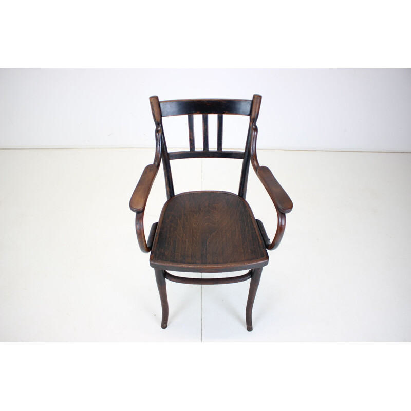 Vintage wood armchair Thonet, 1920s