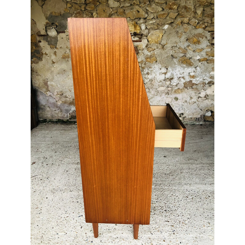 Escritorio escandinavo vintage de madera, 1960