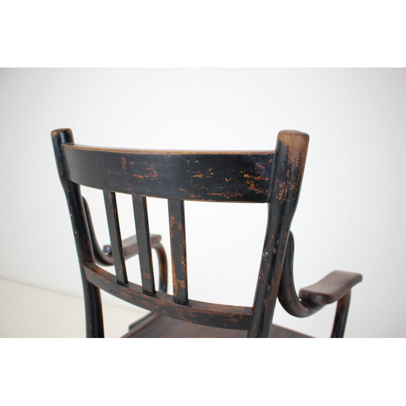 Vintage wood armchair Thonet, 1920s