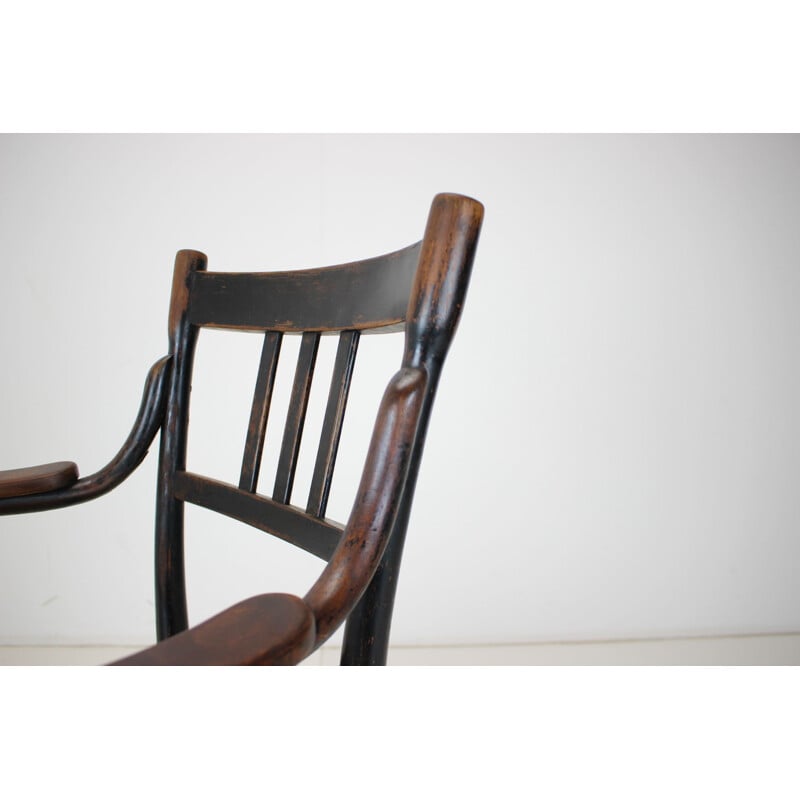 Vintage wood armchair Thonet, 1920s