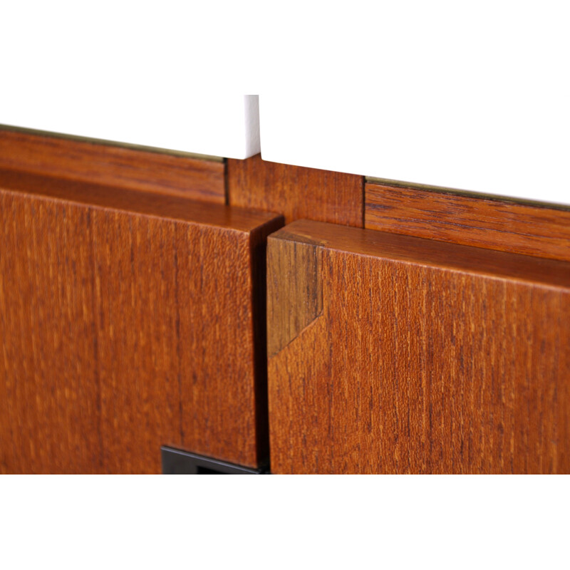 Dutch vintage teak highboard by Cees Braakman for Pastoe, 1950s