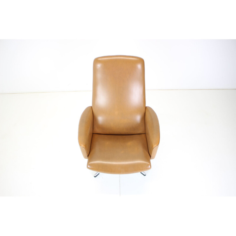 Scandinavische vintage draaifauteuil, 1960