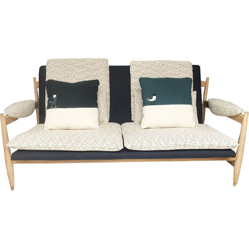 Danish vintage 2-seat sofa