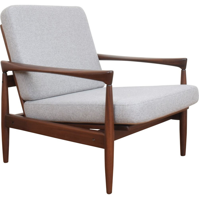 Mid-century teak kolding armchair by Erik Wørts for Ikea, 1960s