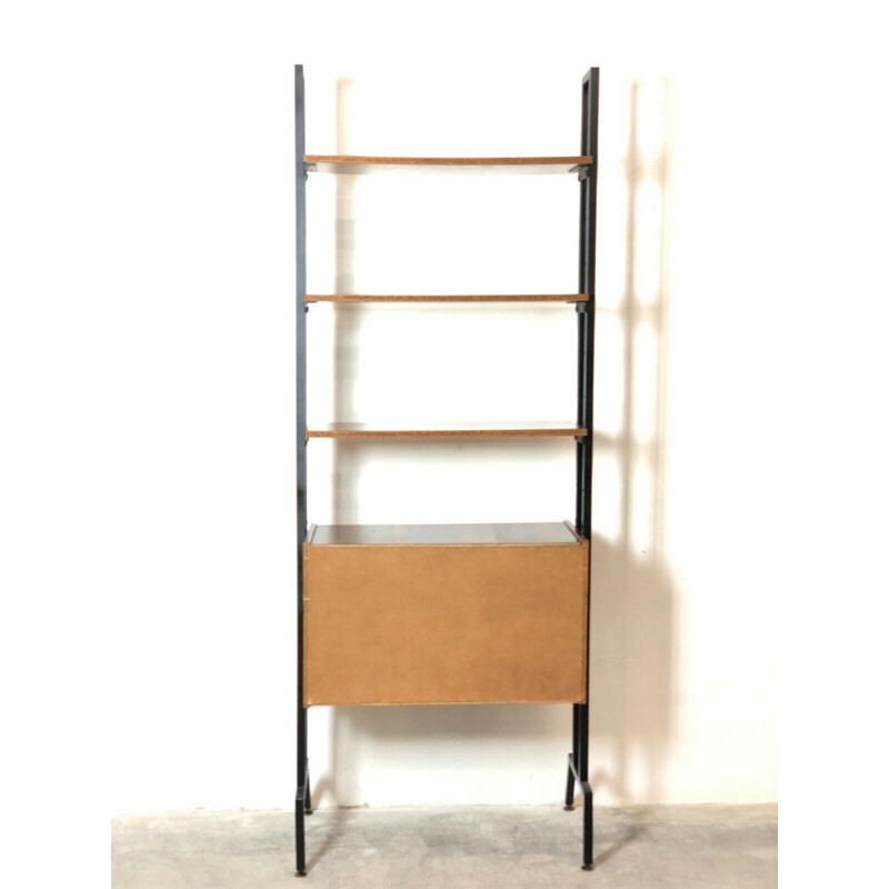 Etagère modulaire vintage en teck, Italie 1960