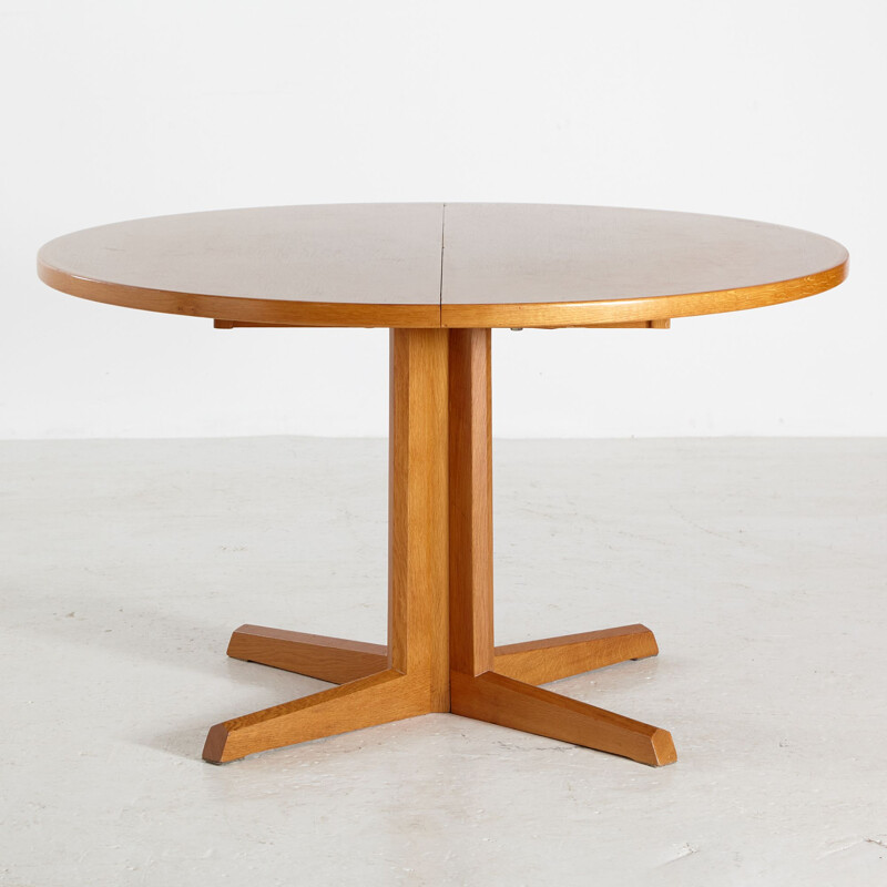 Vintage oakwood dining table by Gudme Møbelfabrik, 1960s