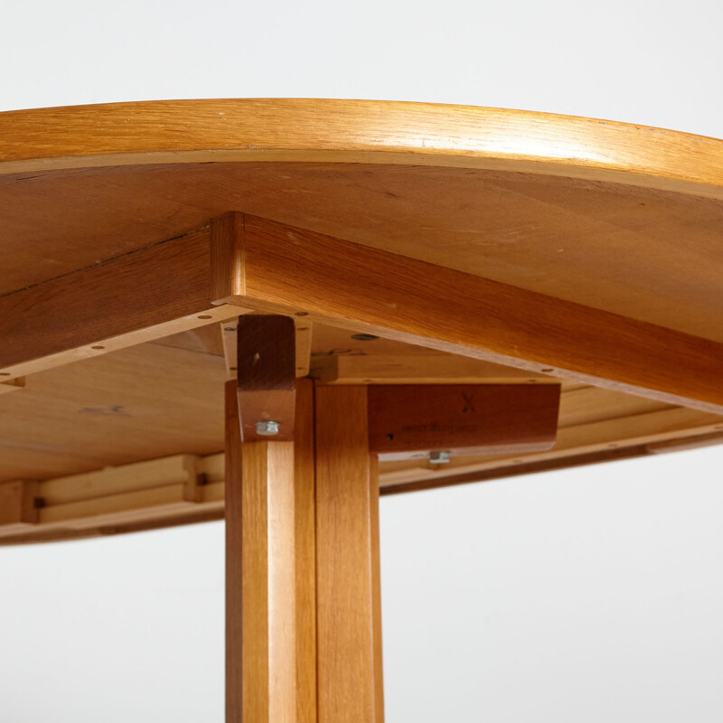 Vintage oakwood dining table by Gudme Møbelfabrik, 1960s