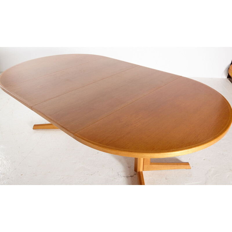 Vintage oakwood dining table by Gudme Møbelfabrik, 1960s