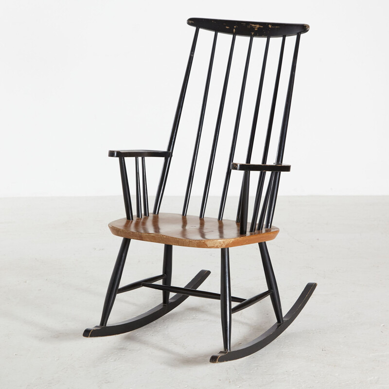 Vintage Grandessa rocking chair by Lena Larsson, 1960s