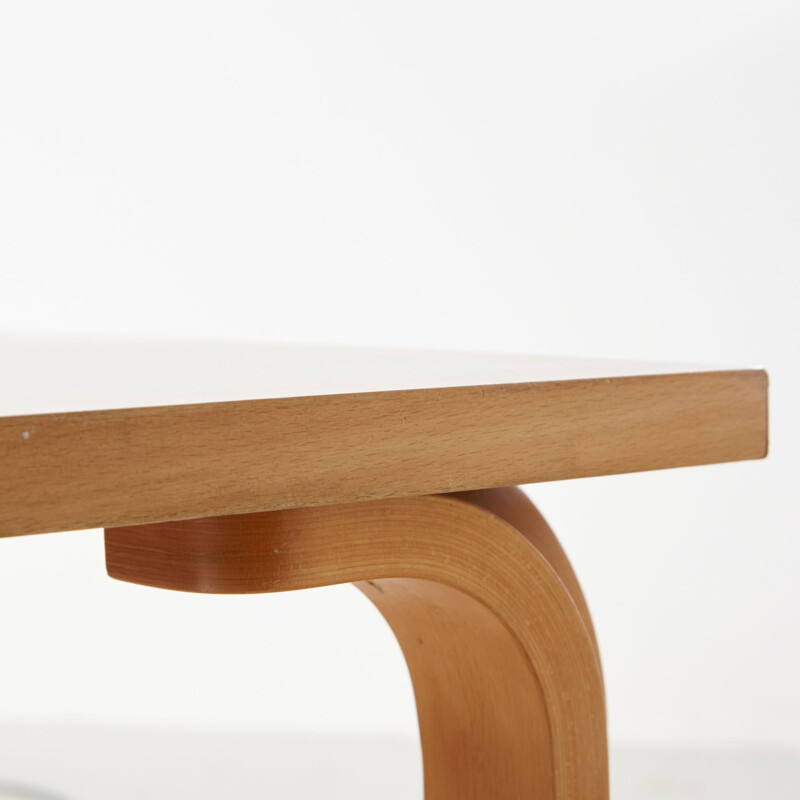 Vintage beechwood table by Rud Thygesen & Johnny Sørensen for Magnus Olesen, 1970s