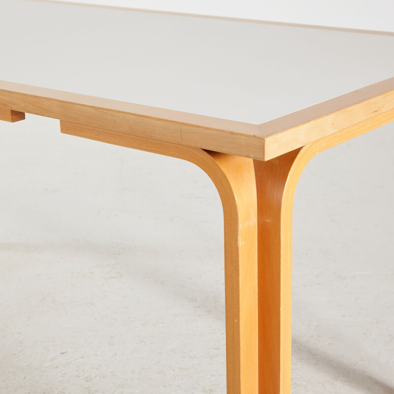 Vintage beechwood table by Rud Thygesen & Johnny Sørensen for Magnus Olesen, 1970s