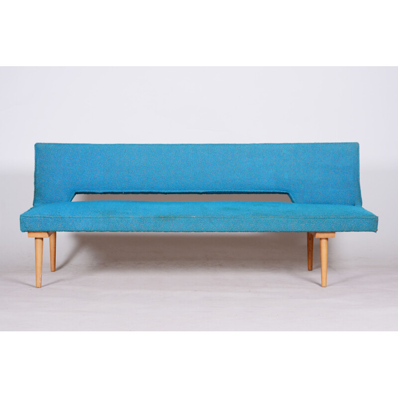 Blaues Vintage-Sofa von Miroslav Navrátil, 1950