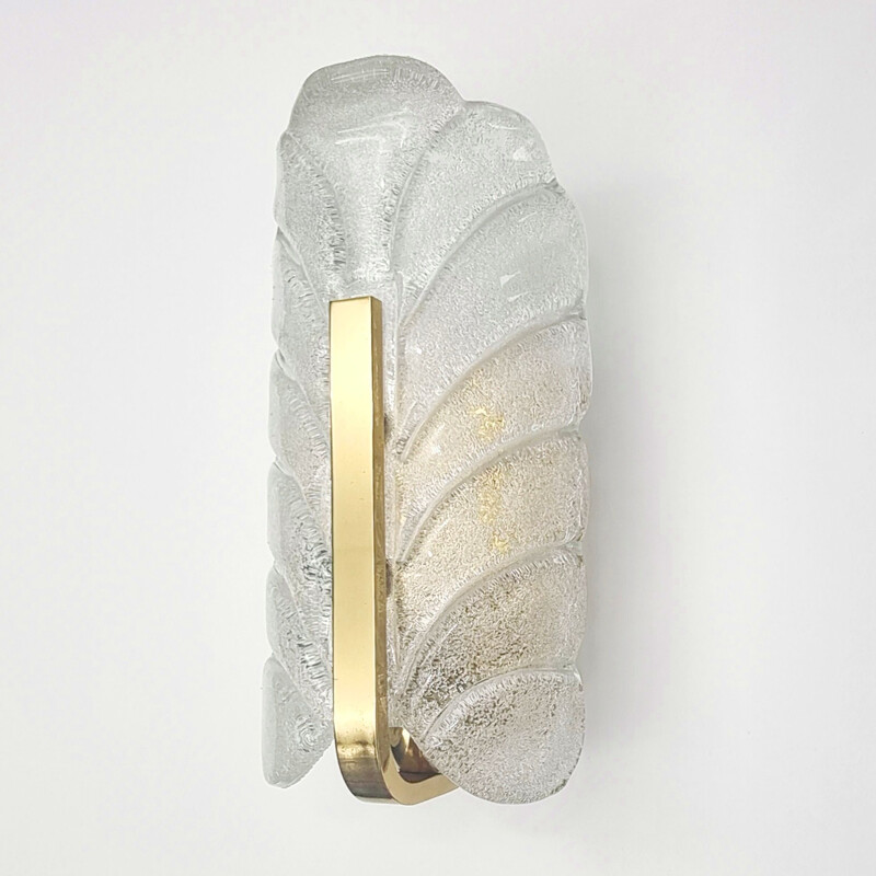 Vintage glass wall lamp by Carl Fagerlund for Jsb, 1960s