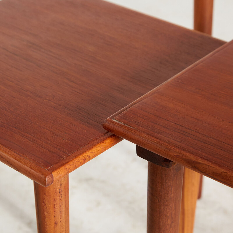 Vintage teak nesting tables, 1960s