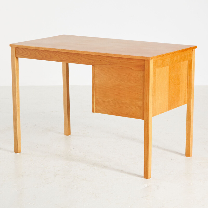 Vintage oakwood desk by Domino, 1960s