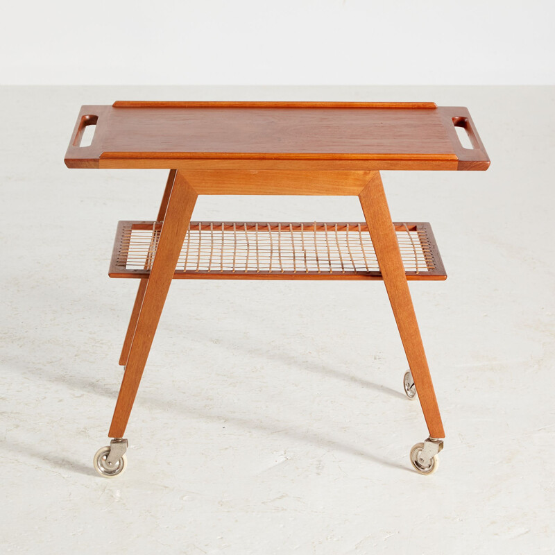 Vintage teak trolley, 1960s