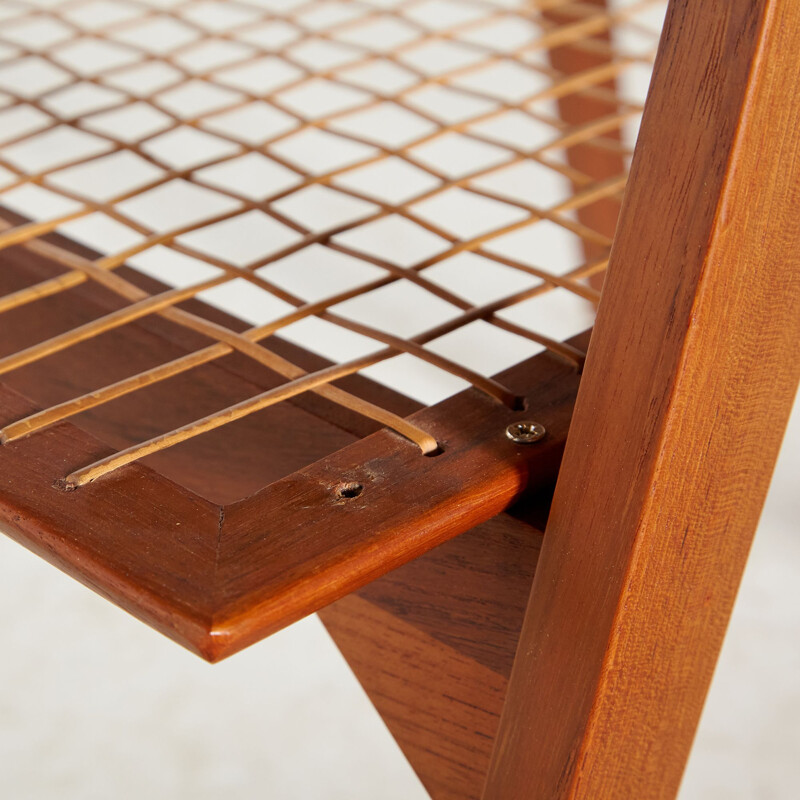 Vintage teakhouten trolley, 1960