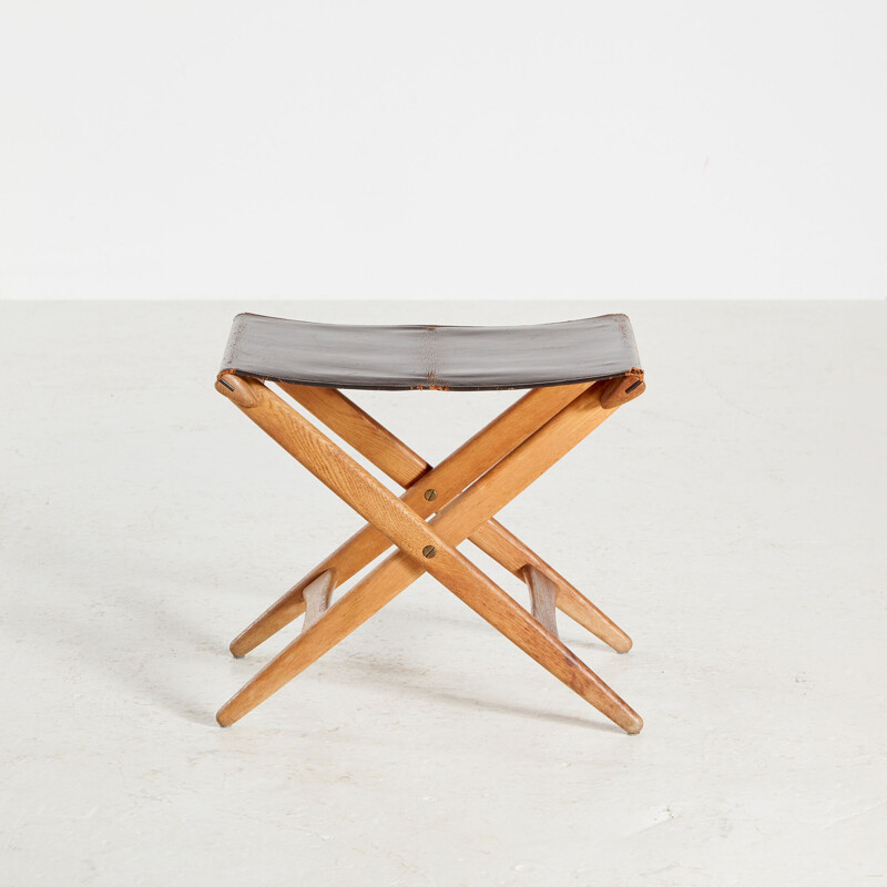 Vintage stool by Uno & Östen Kristiansson for Luxus, 1950s