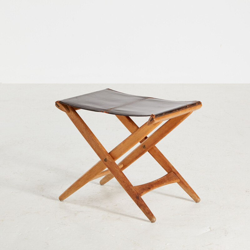 Vintage stool by Uno & Östen Kristiansson for Luxus, 1950s