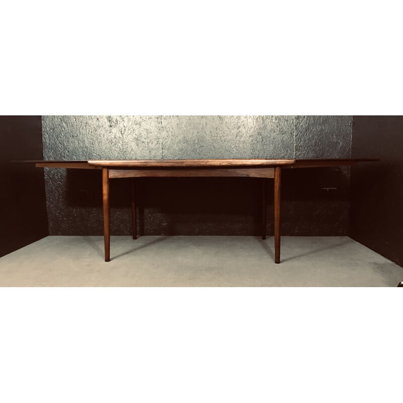 Mid century Danish extending rosewood table, 1960s