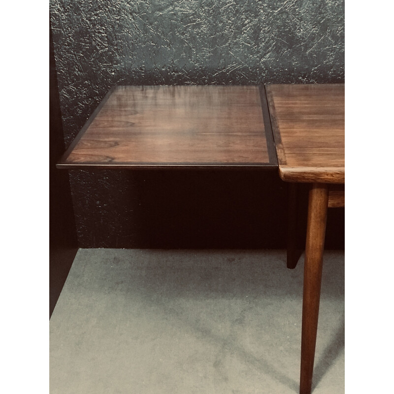 Mid century Danish extending rosewood table, 1960s