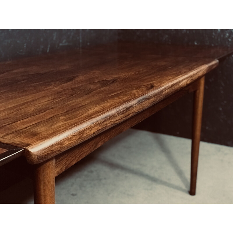 Mid century Danish extending rosewood table, 1960s