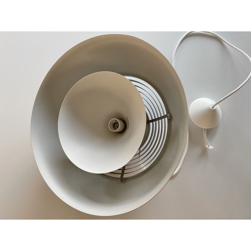 Vintage grey Aj Royal pendant lamp by Arne Jacobsen for Louis Poulsen, Denmark 1990s
