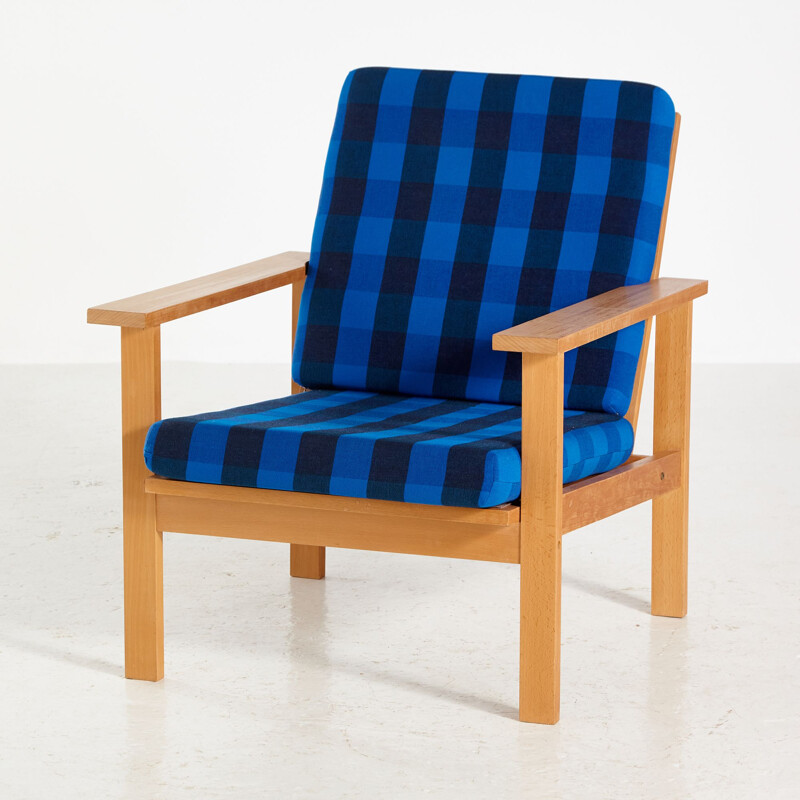 Vintage-Sessel aus Buche, Dänemark 1970