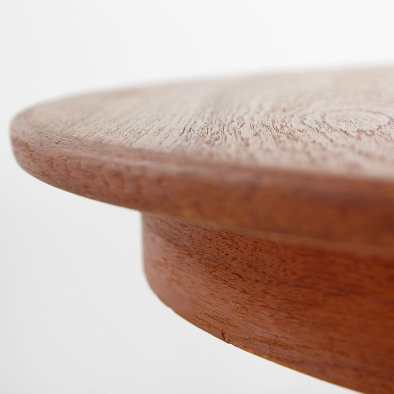 Vintage teak dining table with three extension, 1960s