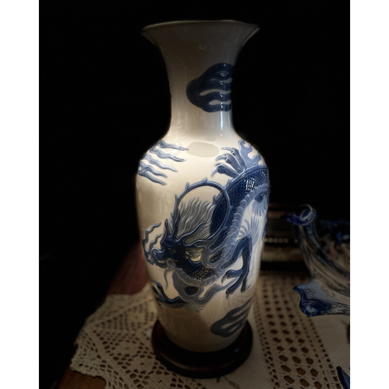 Coppia di lampade a vaso vintage Lladro