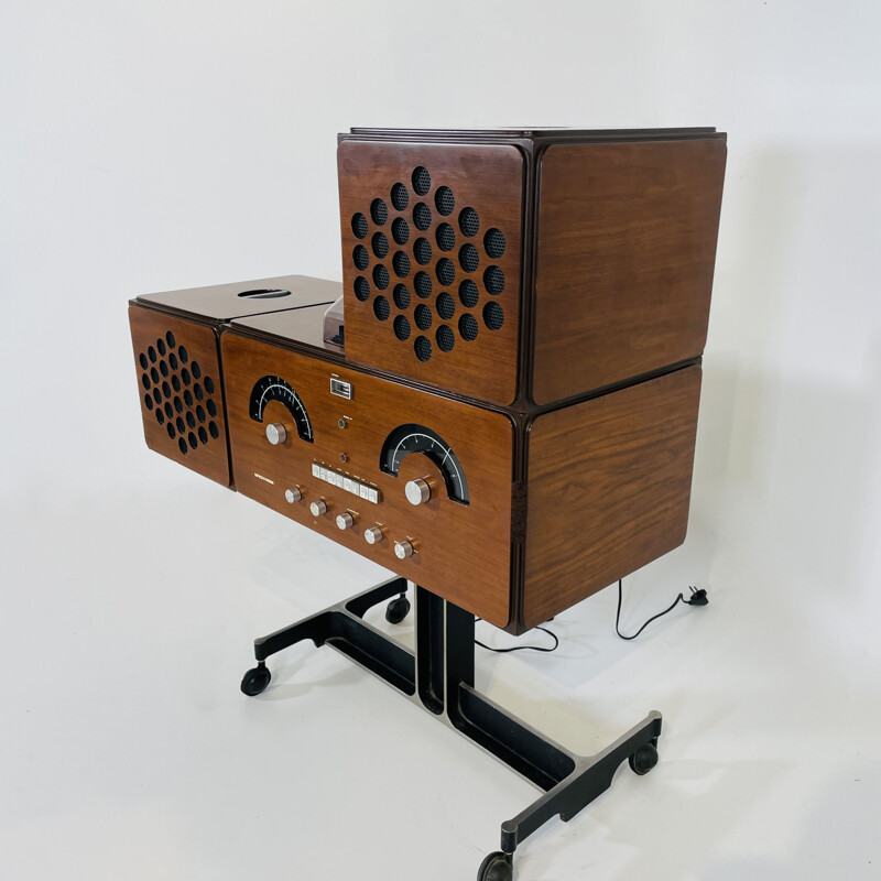 Vintage audio system by Pier Giacomo and Achille Castiglioni for Brionvega, Italy 1965