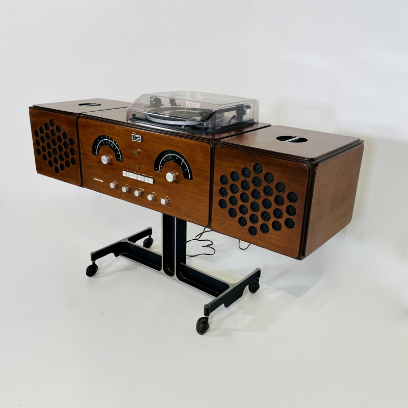 Vintage audio system by Pier Giacomo and Achille Castiglioni for Brionvega, Italy 1965