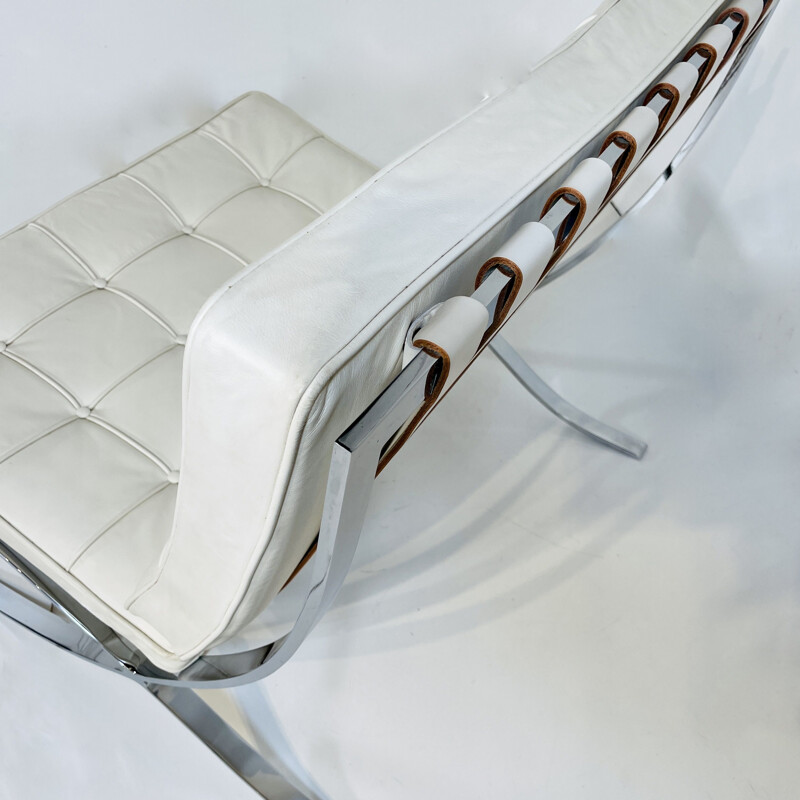 Vintage armchair by Ludwing Mies van der Rohe for Knoll, 1980