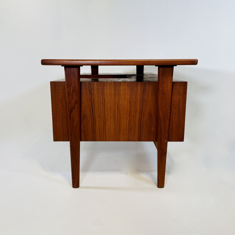 Vintage teak desk by Kai Kristiansen for Fm Mobler, Denmark 1960